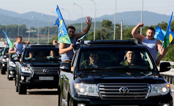 Paratroopers Day celebrations across Russia Paratroopers Day celebrations across Russia - Sputnik International
