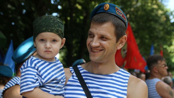Paratroopers Day celebrations across Russia - Sputnik International