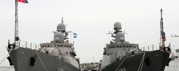 Missile ship Dagestan enters service in Caspian Flotilla - Sputnik International