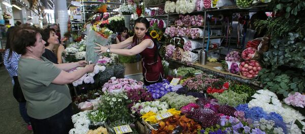 Selling of flowers Selling of flowers - Sputnik International
