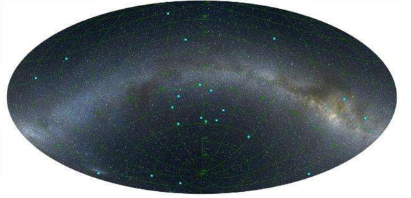 At center is the ring feature, estimated to be 5 billion light years across. At center is the ring feature, estimated to be 5 billion light years across. - Sputnik International
