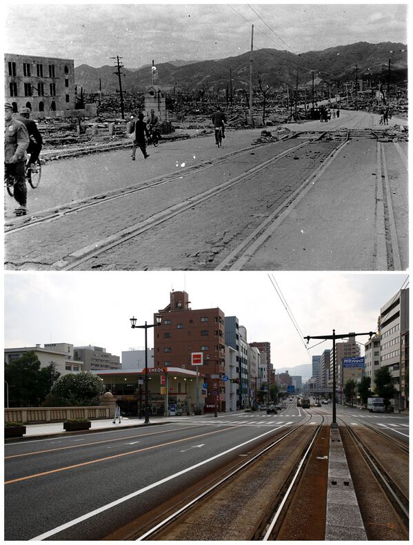 Shades of War: Hiroshima and Nagasaki Then and Now - Sputnik International