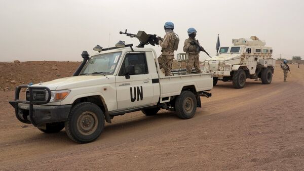 UN peacekeepers patrol in Kidal, Mali - Sputnik International