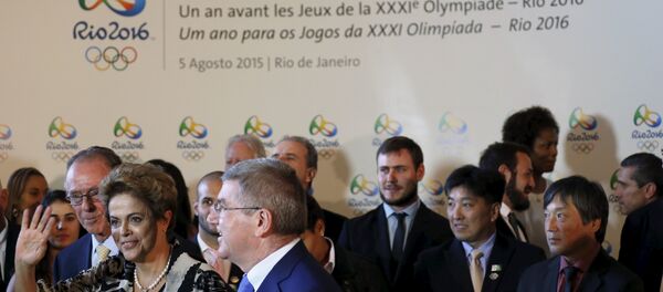 A ceremony of the one year countdown to host the Rio 2016 Olympic Games in Rio de Janeiro, Brazil, August 5, 2015. A ceremony of the one year countdown to host the Rio 2016 Olympic Games in Rio de Janeiro, Brazil, August 5, 2015. - Sputnik International