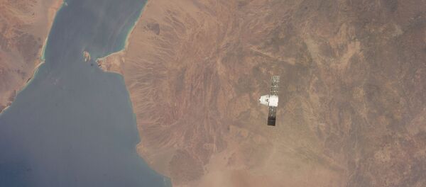 Dragon Capsule Over Gulf of Aden, Red Sea - Sputnik International