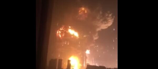 Masive Explosion Rocks Chinese Industrial Area Masive Explosion Rocks Chinese Industrial Area - Sputnik International
