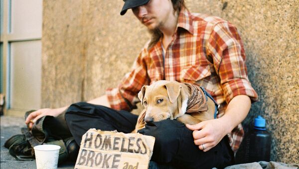 Homeless, Broke, and Hungry in Manhattan, New York - Sputnik International