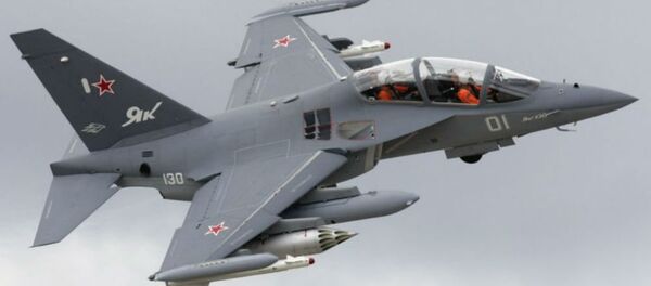Russian-made Yak-130 trainer/strike aircraft Russian-made Yak-130 trainer/strike aircraft - Sputnik International