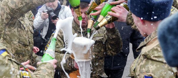 Drunken Ukrainian Troops Shoot Donbass Beachgoers... Just for Fun Drunken Ukrainian Troops Shoot Donbass Beachgoers... Just for Fun - Sputnik International