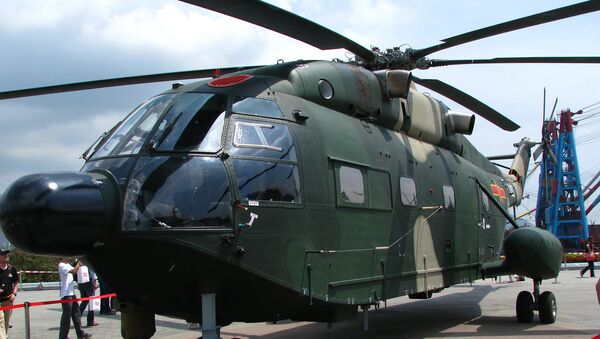 A Z-8KH helicopter of People's Liberation Army Air Force - Sputnik International