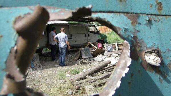 Shelling of Donetsk - Sputnik International