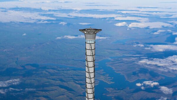 Design concept of Thoth space elevator. - Sputnik International