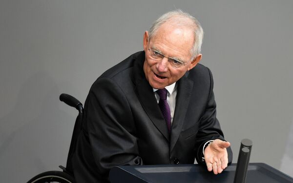 Germany's Finance Minister Wolfgang Schauble - Sputnik International