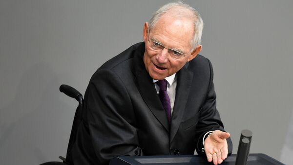 Germany's Finance Minister Wolfgang Schauble - Sputnik International