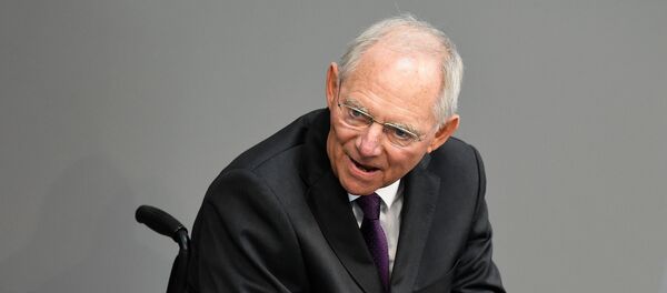Germany's Finance Minister Wolfgang Schauble - Sputnik International