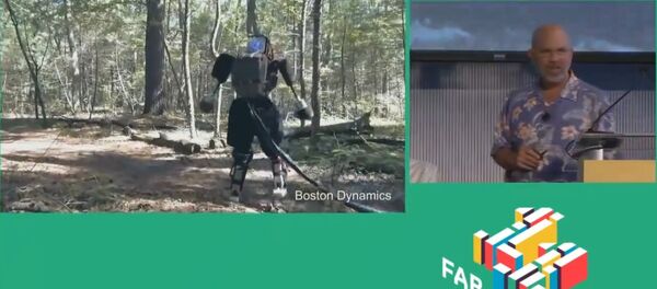 Boston Dynamics' Atlas Robot Tested Outside - Sputnik International