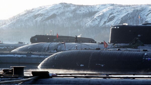 Northern Fleet. Nuclear submarines base - Sputnik International