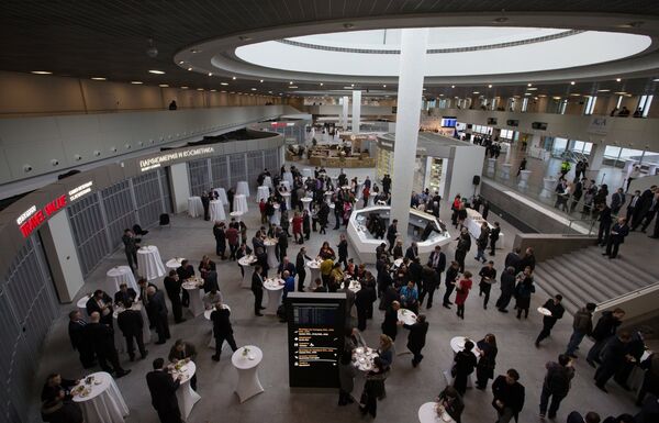 The official opening ceremony of the renovated Pulkovo-1 airport terminal. The official opening ceremony of the renovated Pulkovo-1 airport terminal. - Sputnik International