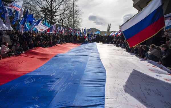 Celebrating Crimean Spring's first anniversary in Simferopol - Sputnik International