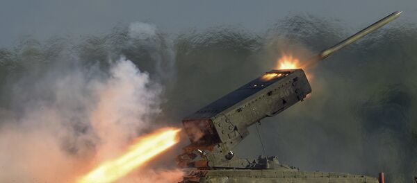 TOS-1A Solntcepyok heavy flamethrower system - Sputnik International