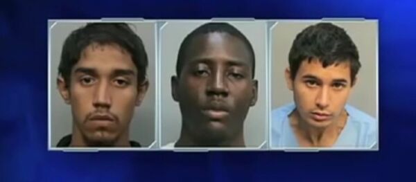 Desiray Strickland, 18, Kaheem Arbelo, 20, Jonathan Lucas, 18, and Christian Colon are accused of killing Jose Amaya Guardado in Florida - Sputnik International