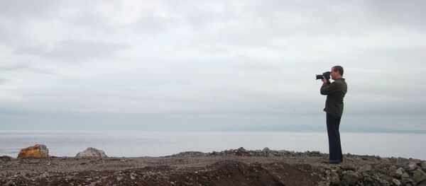 Prime Minister Medvedev visits Far Eastern Federal District. Kuril Islands Prime Minister Medvedev visits Far Eastern Federal District. Kuril Islands - Sputnik International