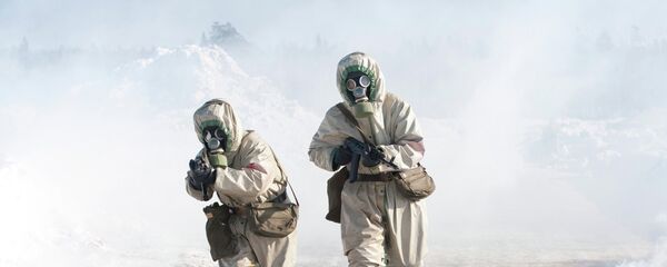 Drills for Radiological, Biological and Chemical Defence Troops Drills for Radiological, Biological and Chemical Defence Troops - Sputnik International