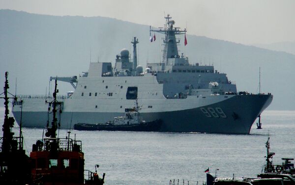 Welcoming Chinese warships in Vladivostok - Sputnik International