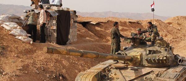 Syrian army soldiers - Sputnik International
