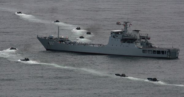 Send the Marines! Joint Sea 2015 Naval Exercise - Sputnik International