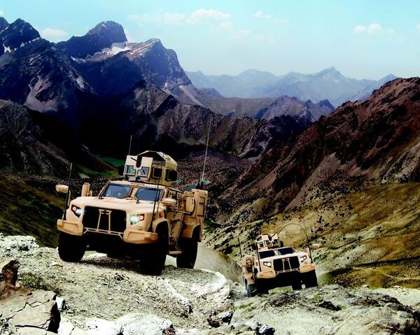 Oshkosh Corporation, the leading truck producer for the US Marines and Army, was up over 2.86%. Oshkosh Corporation, the leading truck producer for the US Marines and Army, was up over 2.86%. - Sputnik International