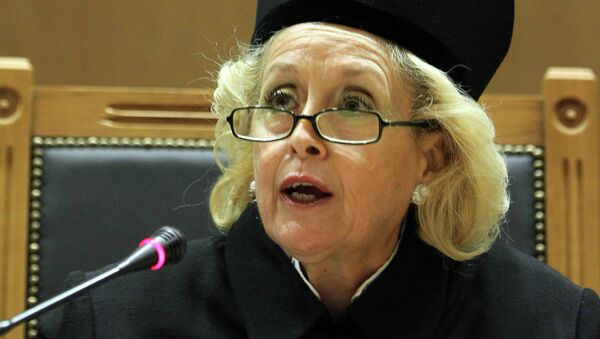 The head of Greece's Supreme Court, Vassiliki Thanou - Sputnik International