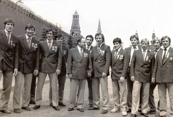 The Red Army (CSKA) hockey team The Red Army (CSKA) hockey team - Sputnik International