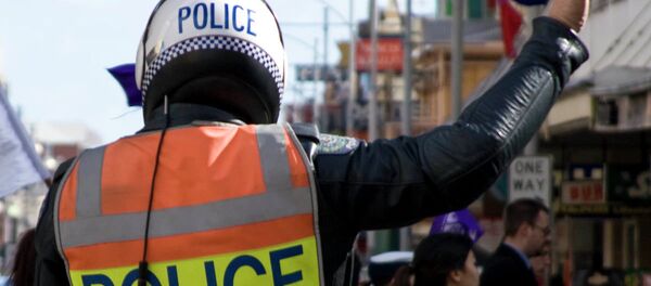 Policeman in Adelaide Station Arcade, Adelaide, South Australia Policeman in Adelaide Station Arcade, Adelaide, South Australia - Sputnik International