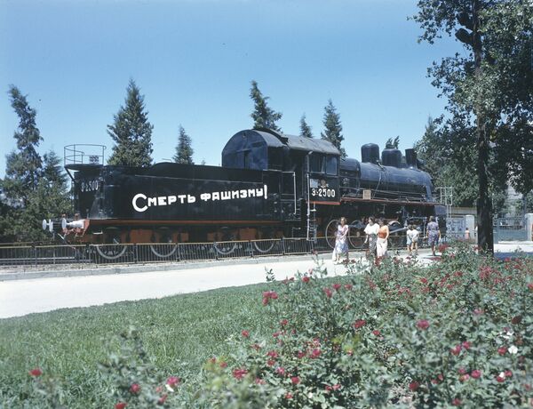 Steam locomotive of Zheleznyakov armored train - Sputnik International