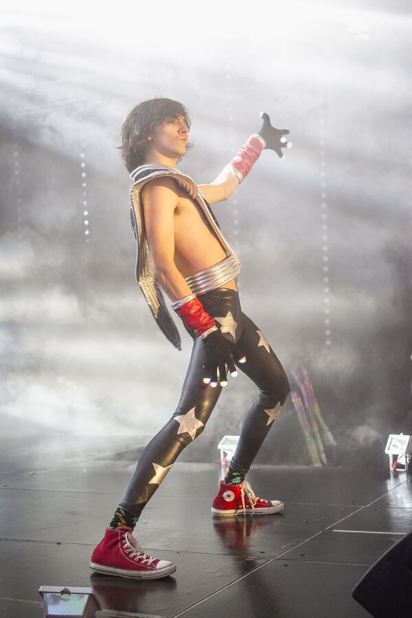 Kereel Your Daddy Blumenkrants of Russia, winner of the 2015 Air Guitar World Championships, performs after his victory in Oulu, Finland on Friday, Aug. 28, 2015 Kereel Your Daddy Blumenkrants of Russia, winner of the 2015 Air Guitar World Championships, performs after his victory in Oulu, Finland on Friday, Aug. 28, 2015 - Sputnik International