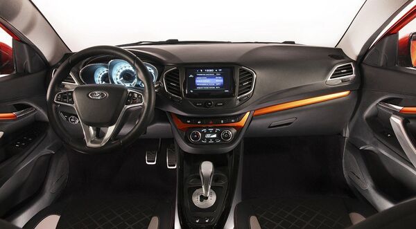 Interior view of the Lada Vesta Cross concept. Interior view of the Lada Vesta Cross concept. - Sputnik International