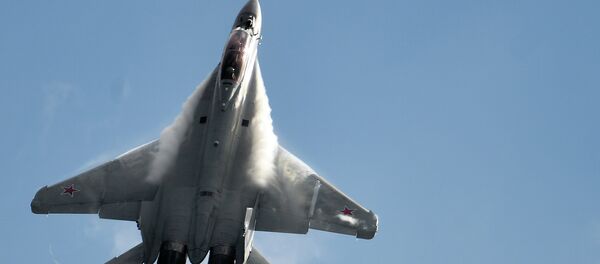 MiG-35 fighter jet performs during Russian MAKS-2015 air show MiG-35 fighter jet performs during Russian MAKS-2015 air show - Sputnik International