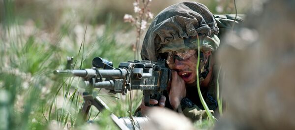 A paratrooper of the Israel Defense Forces with his Mitznefet on. A paratrooper of the Israel Defense Forces with his Mitznefet on. - Sputnik International
