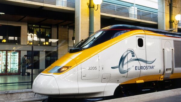 Eurostar Train at Paris Gare Du Nord Station - Sputnik International