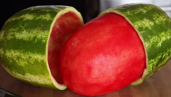 Perfectly Skinned Watermelon Trick - Sputnik International