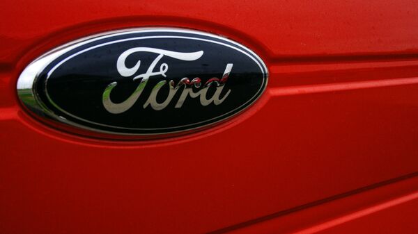 The Ford logo is seen at a Ford dealership in Hudson, Wisconsin - Sputnik International