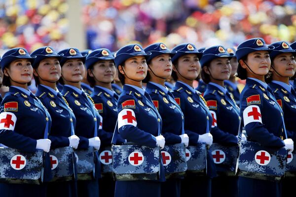 China Celebrates 70th Anniversary of WWII's End With Lavish Military Parade - Sputnik International