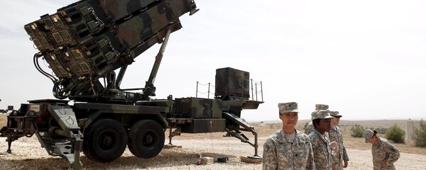 U.S. soldiers stand beside a U.S. Patriot missile system at a Turkish military base in Gaziantep, southeastern Turkey, in this October 10, 2014 file photo U.S. soldiers stand beside a U.S. Patriot missile system at a Turkish military base in Gaziantep, southeastern Turkey, in this October 10, 2014 file photo - Sputnik International