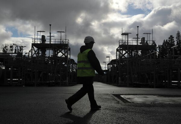 The Portovaya booster station where the the second section of the Nord Stream gas pipeline was launched. The Portovaya booster station where the the second section of the Nord Stream gas pipeline was launched. - Sputnik International