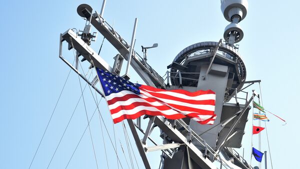The destroyer USS Donald Cook during the joint Ukrainian-US naval drill Sea Breeze 2015 - Sputnik International