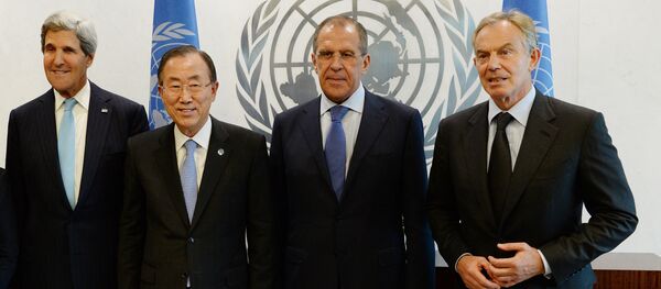 Members of The Middle East Quartet meet during the 68th Session of the United Nations General Assembly Members of The Middle East Quartet meet during the 68th Session of the United Nations General Assembly - Sputnik International