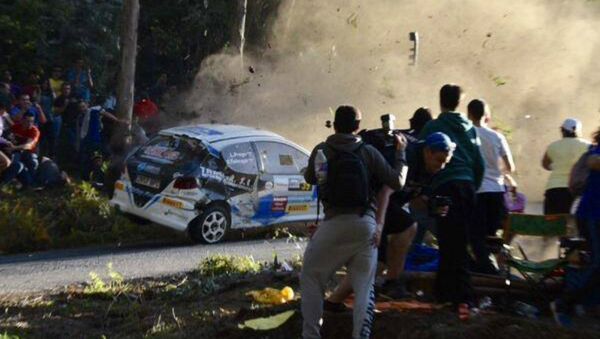 Car Rally Crash in Spain - Sputnik International