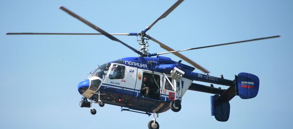 Ka-226 is seen during field emergency removal training exercises involving Russia's Emergency Situations Ministry and Interior Ministry units. Ka-226 is seen during field emergency removal training exercises involving Russia's Emergency Situations Ministry and Interior Ministry units. - Sputnik International
