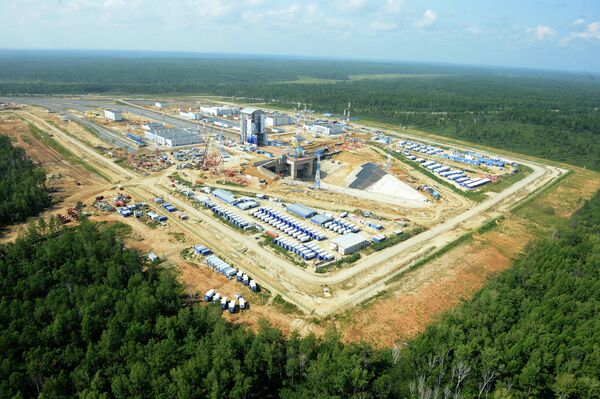 Construction of Vostochny space center in Amur Region - Sputnik International